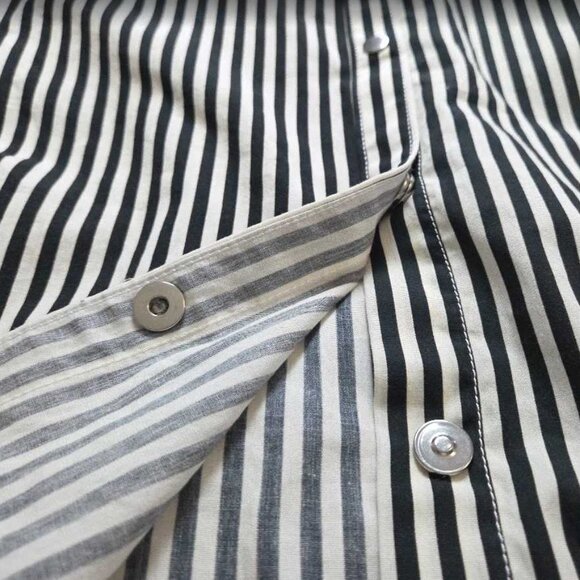 New XL Adaptive Anthropologie x Maeve the Bennet buttondown shirt Magnet buttons - Picture 5 of 12